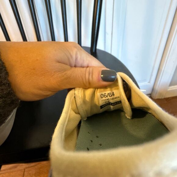 J.crew X Seavees blue gingham canvas sneakers 6 - Picture 9 of 12